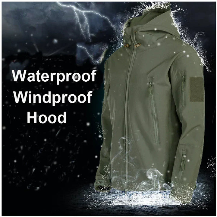 | Softshell Hoodie - Waterproof Jacket for Men