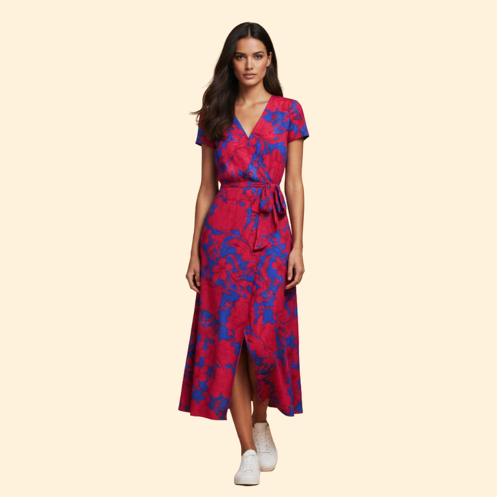 Women’s Colorful Floral Dress
