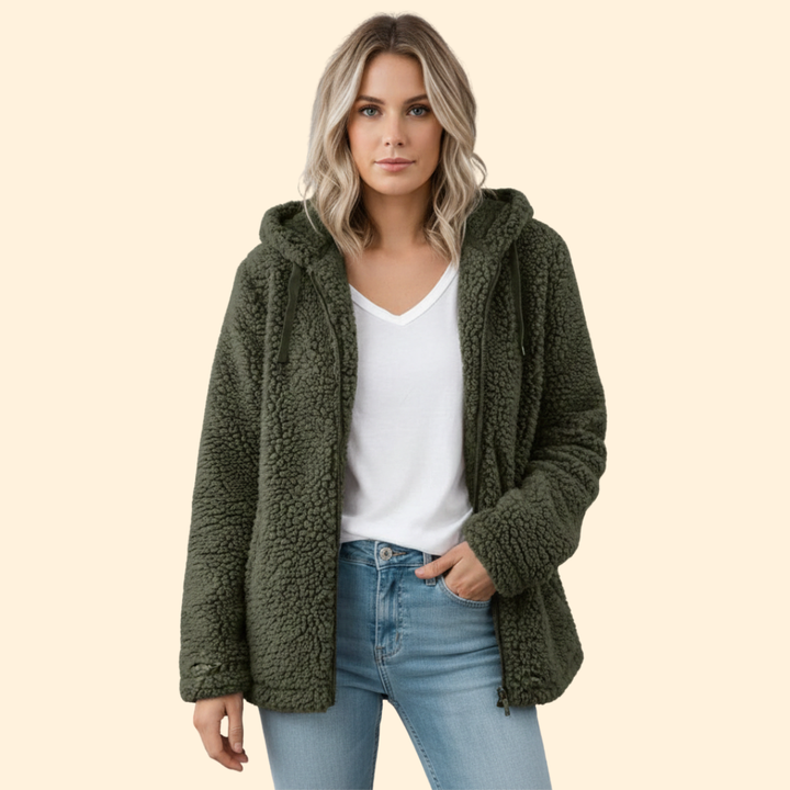 Women’s Hooded Jacket with Fleece Lining