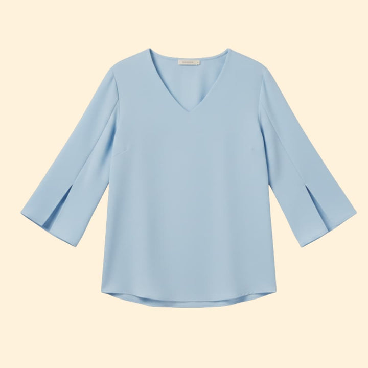 Women’s Loose Blouse with V-neck