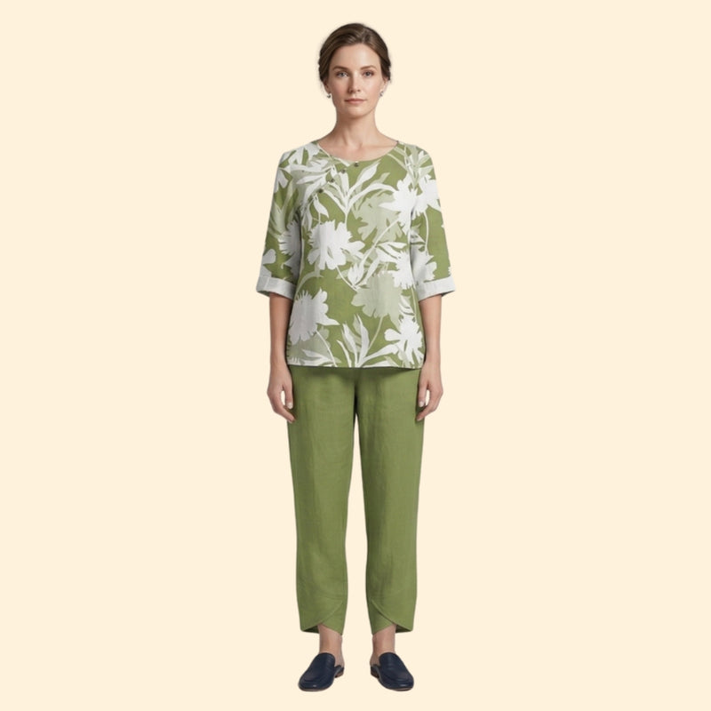 Women’s Oversized Top and Tapered Pants Set