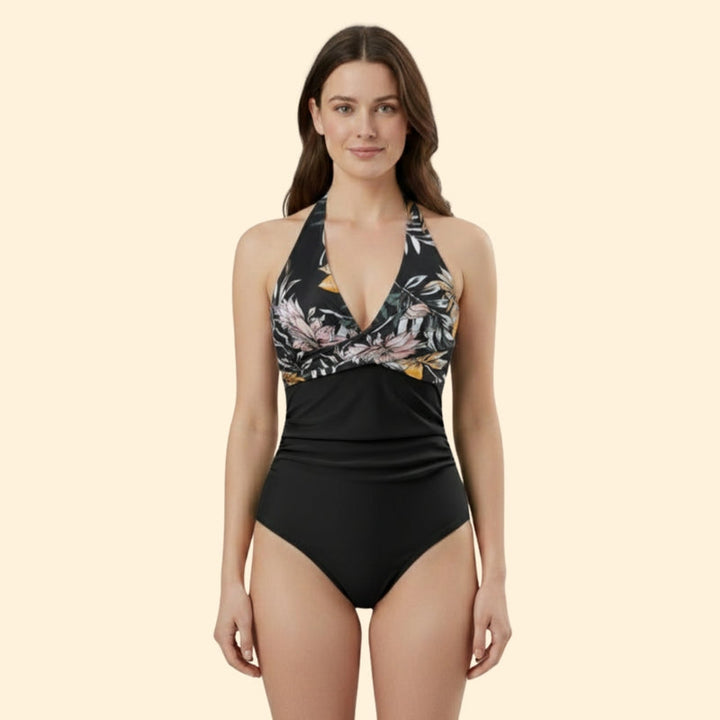 Women’s Swimsuit with Color Block Design