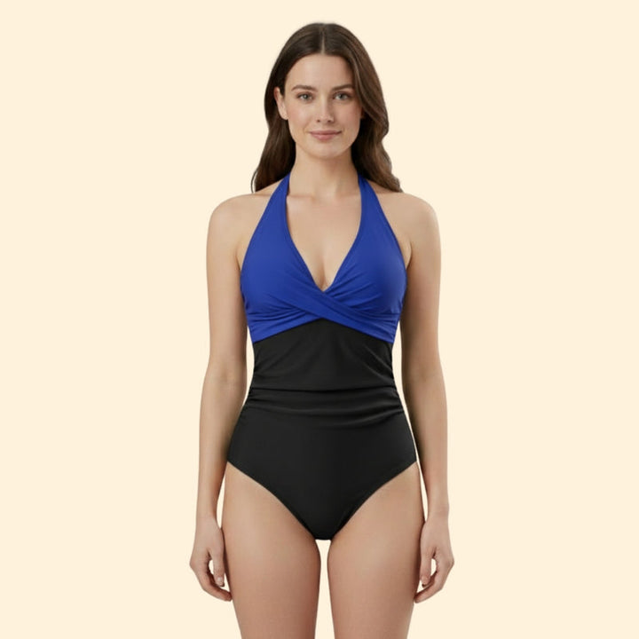 Women’s Swimsuit with Color Block Design