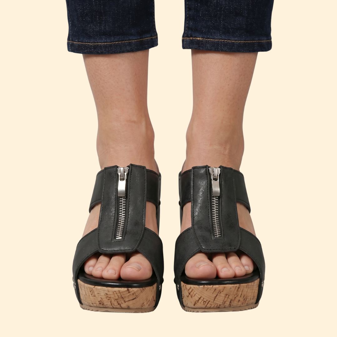 Women's Vintage Wedge Platform Sandals