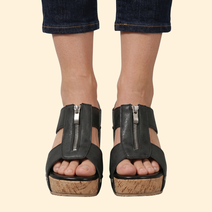 Women's Vintage Wedge Platform Sandals