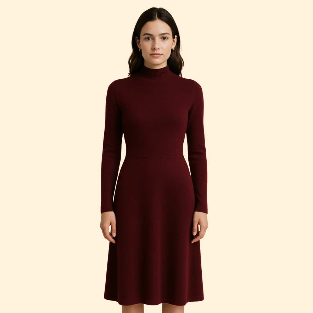 Women’s Wedding Guest Dress with Long Sleeves