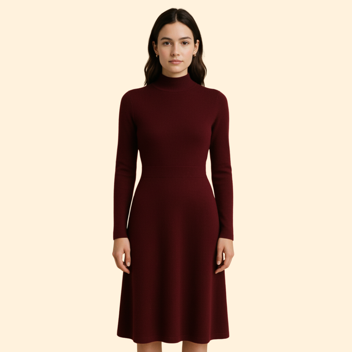 Women’s Wedding Guest Dress with Long Sleeves
