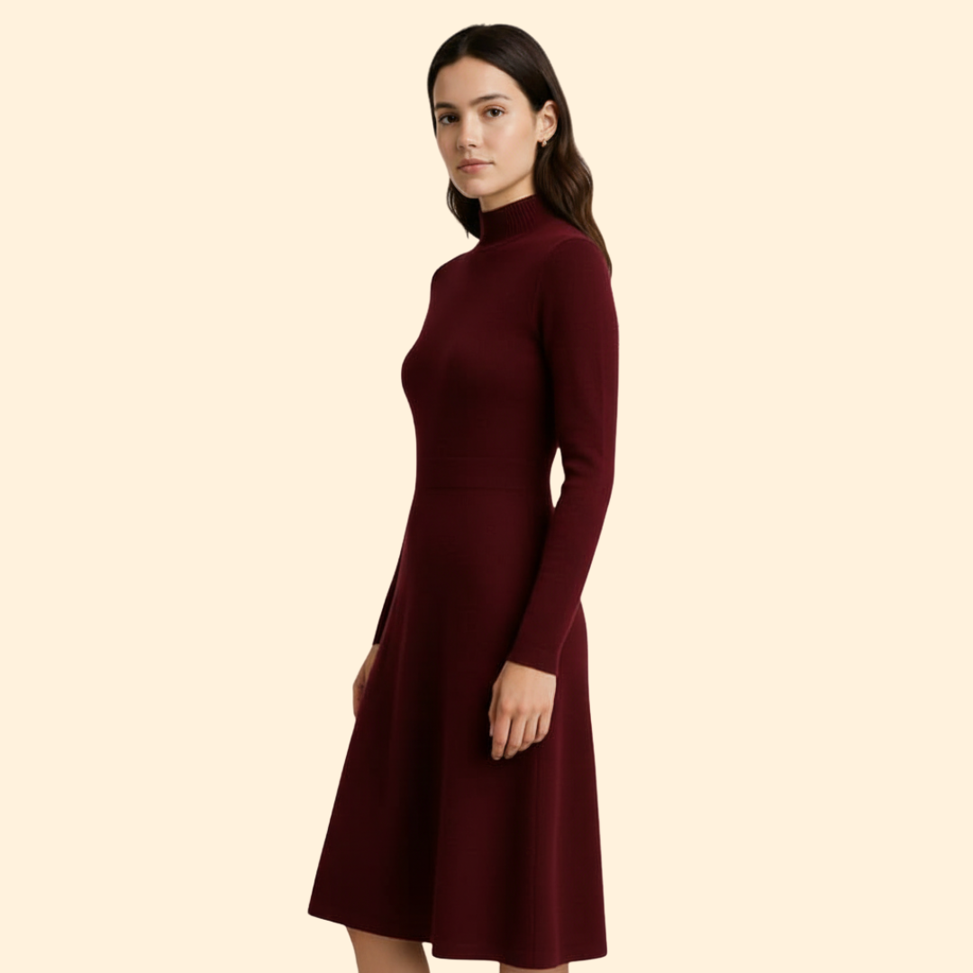 Women’s Wedding Guest Dress with Long Sleeves