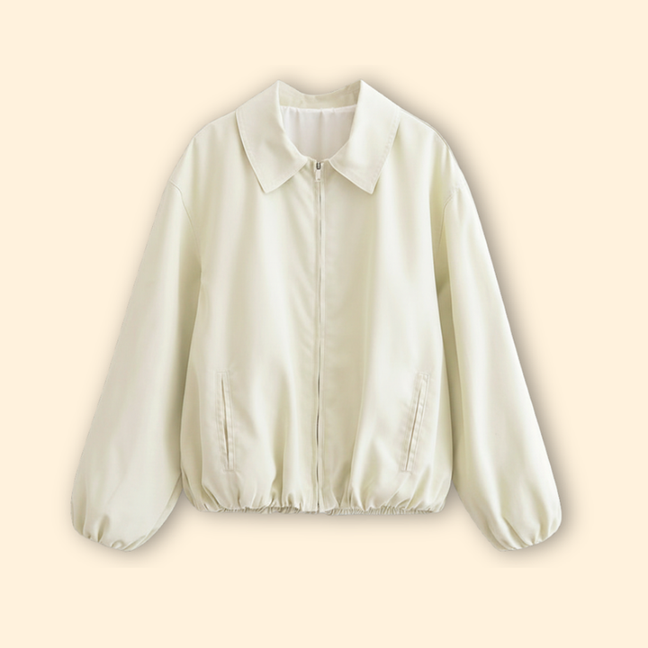 Women’s Bomber Jacket with Modern Collar