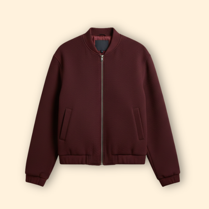 Women's Bomber Jacket with Practical Side Pockets