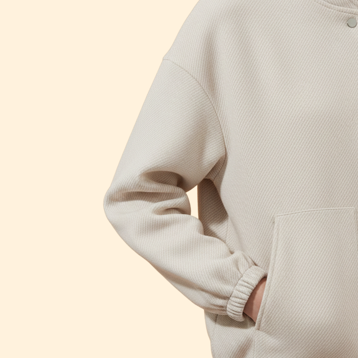 Women's Bomber Jacket with Practical Side Pockets