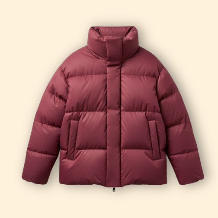 Women’s Quilted Jacket with High Collar