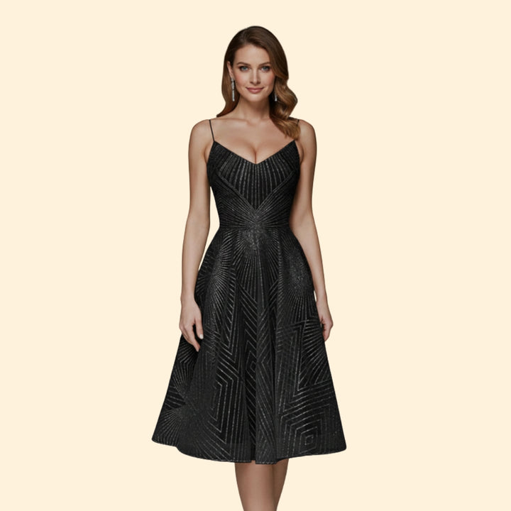Women’s Sequin Dress with Spaghetti Straps