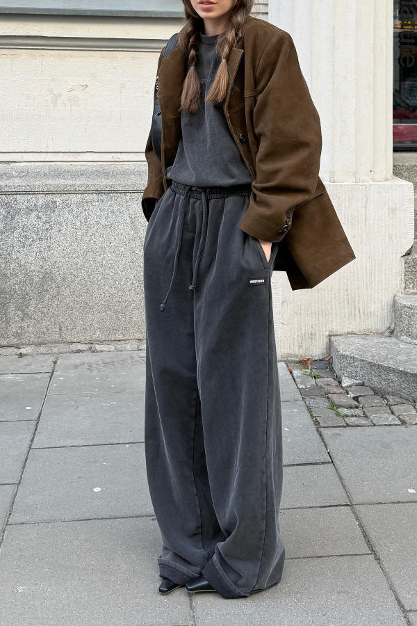 Vwtage Sleeveless suede jacket