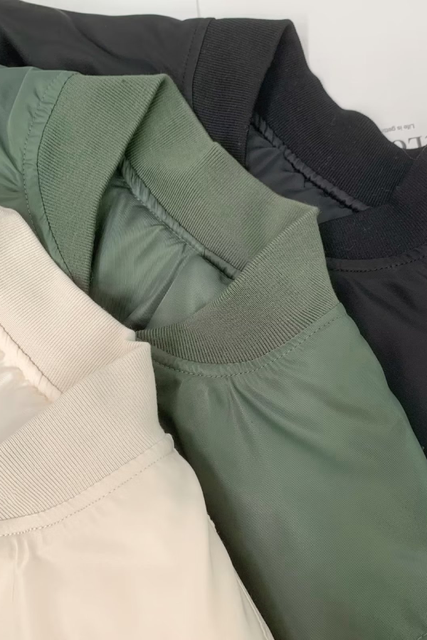 Collar Thickened One-Sided Flekka jacket Baseball jacket