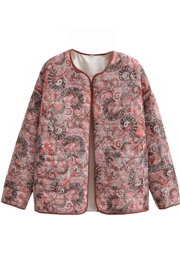 Prwt Loose V-Neck cardigan cotton jacket