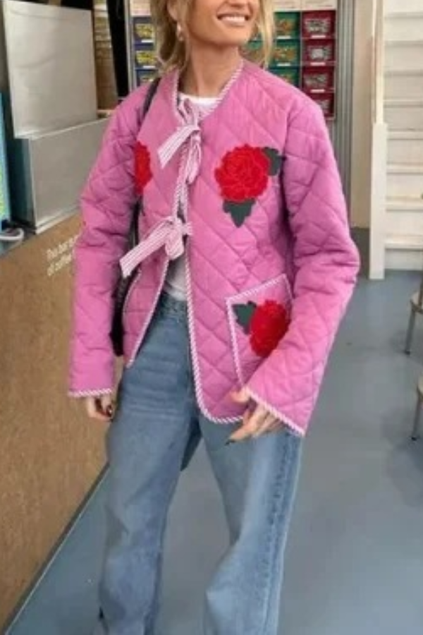 Prwt Bow Puffer jacket