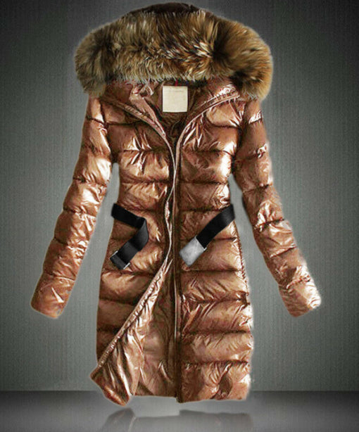 Jacket winter with Fur collar for Women&
