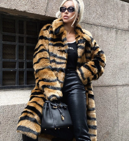 Long Fur coat Women&