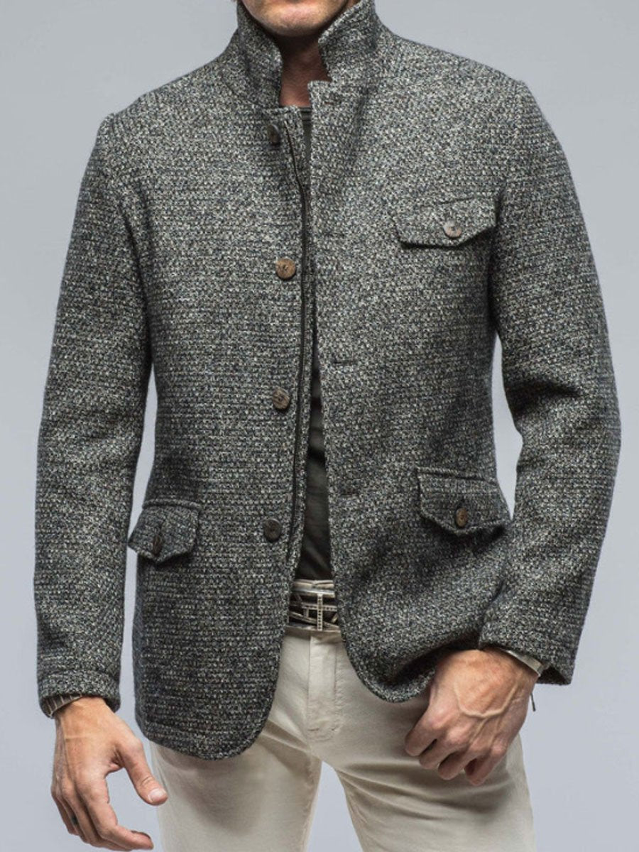 Pocket Retro casual blazer with zip - stylish Comdlat