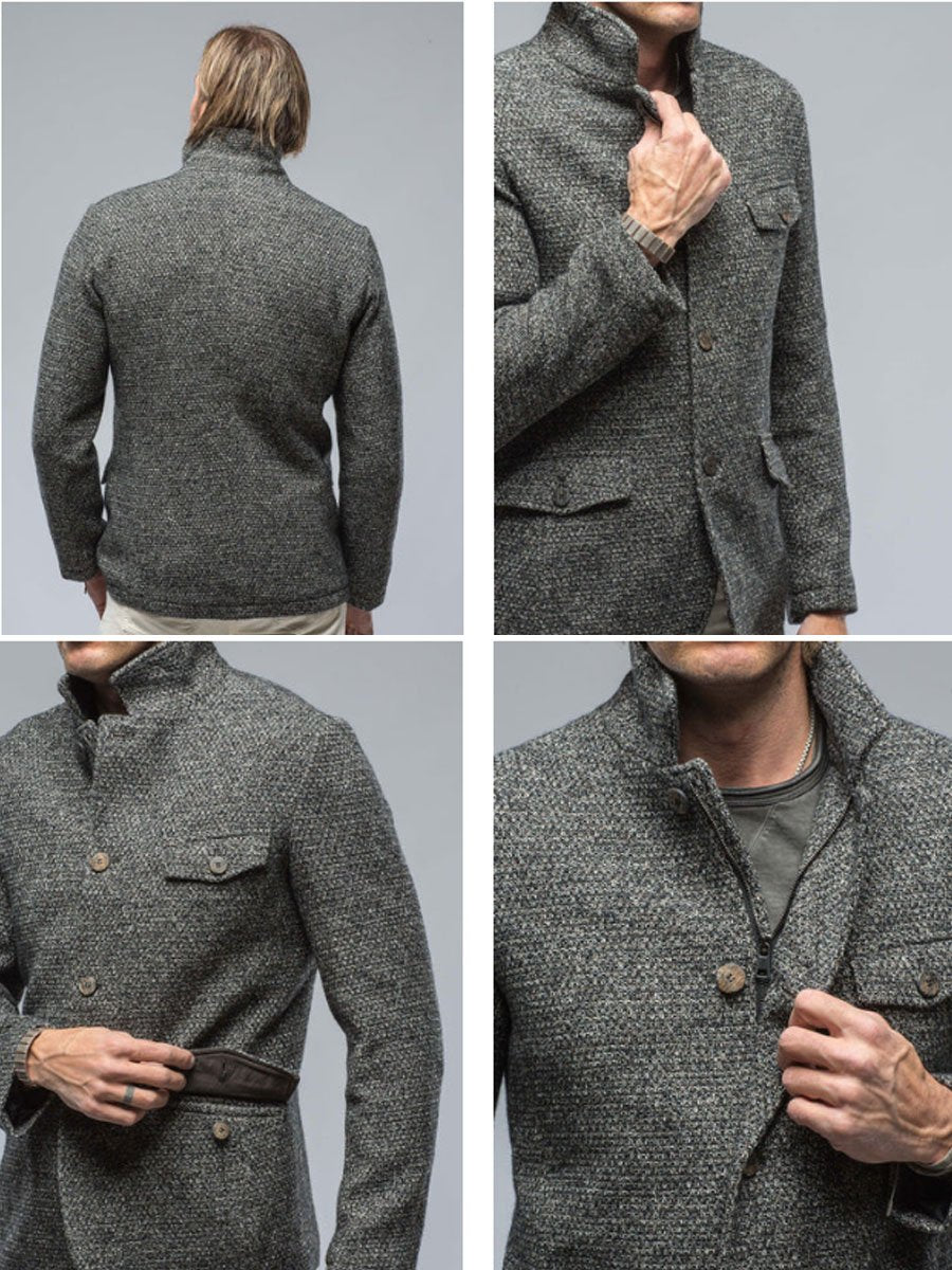 Pocket Retro casual blazer with zip - stylish Comdlat