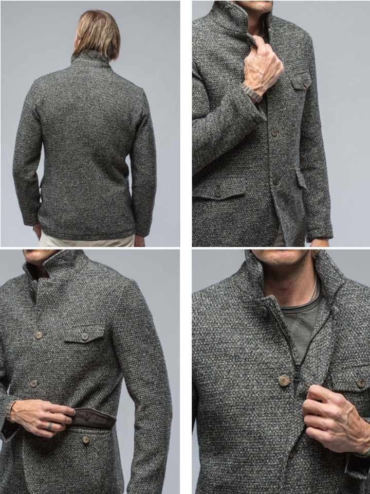 Pocket Retro casual blazer with zip - stylish Comdlat