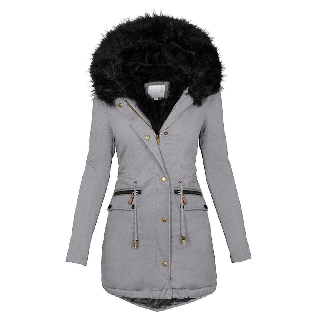 winter long with Adjustable Waist for Women&