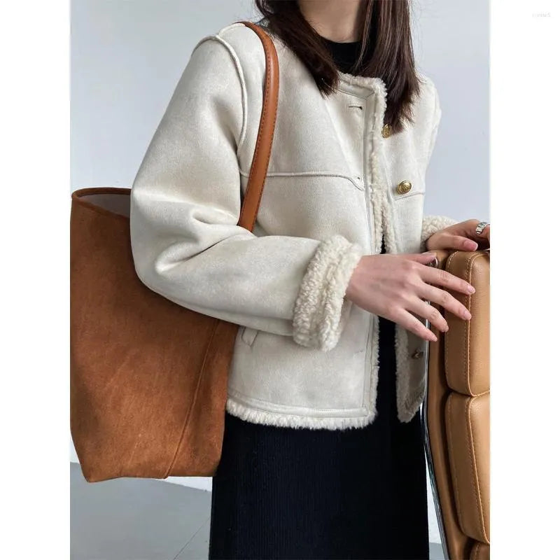 soft jacket with Lambswool