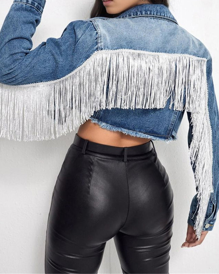 | Ripped Denim Jacket