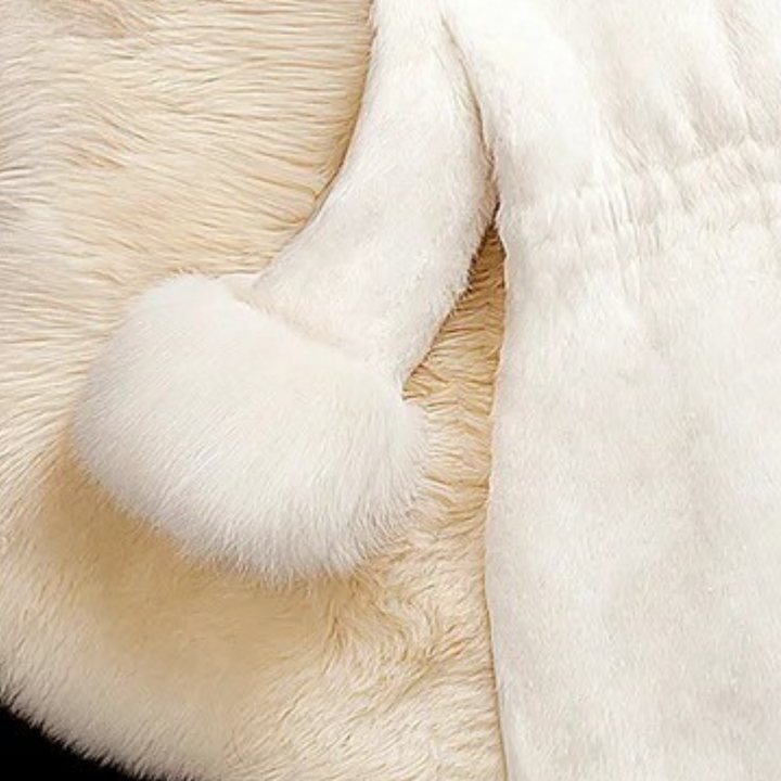 Jacket with Fur processing Stylish Women&